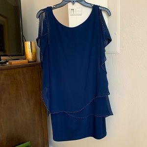 Laundry by Shelli Segal Navy Cocktail Dress